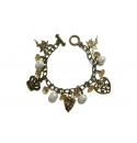 Gold Plated Charm Bracelet